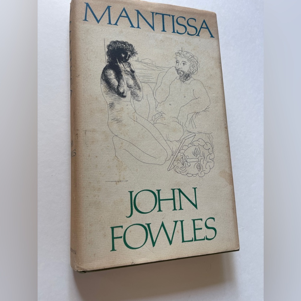 Vintage John Fowles  Mantissa Hardcover First Edition 1982 Book special Picssso